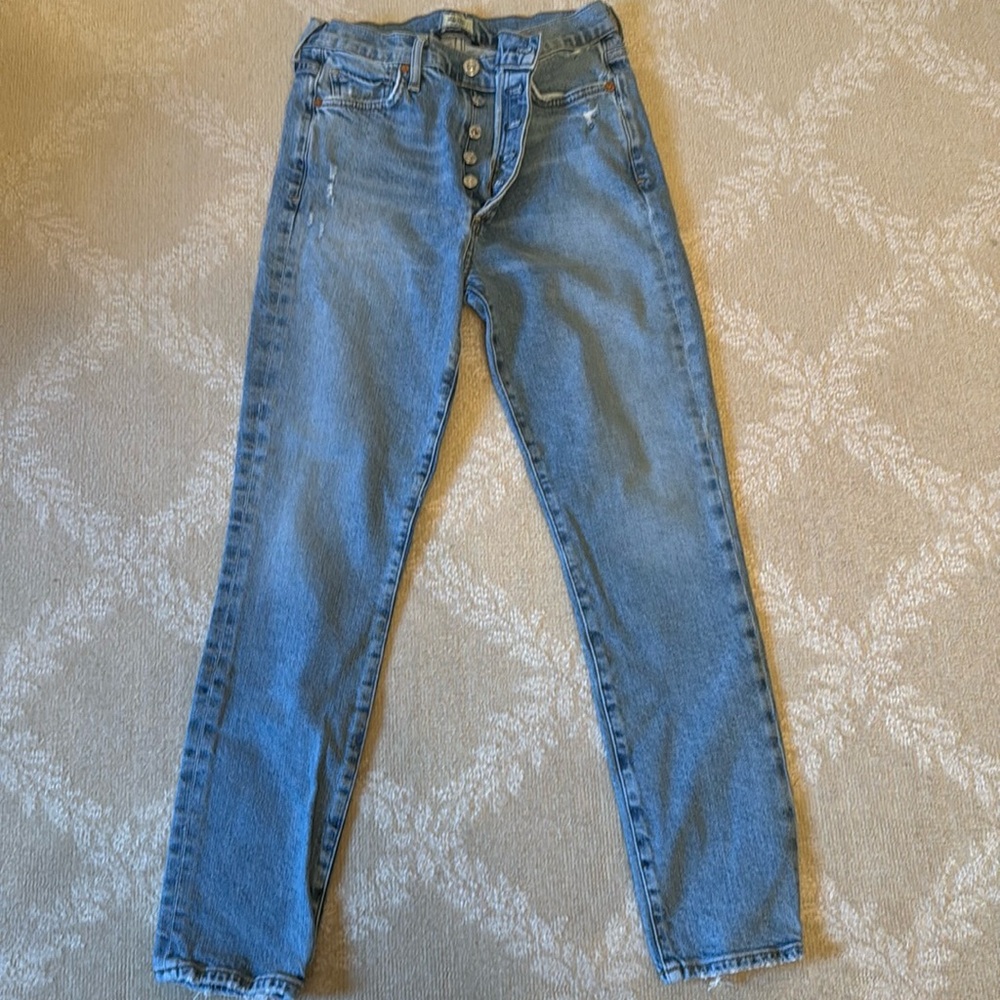 Citizen of humanity Olivia high rise slim ankle jeans